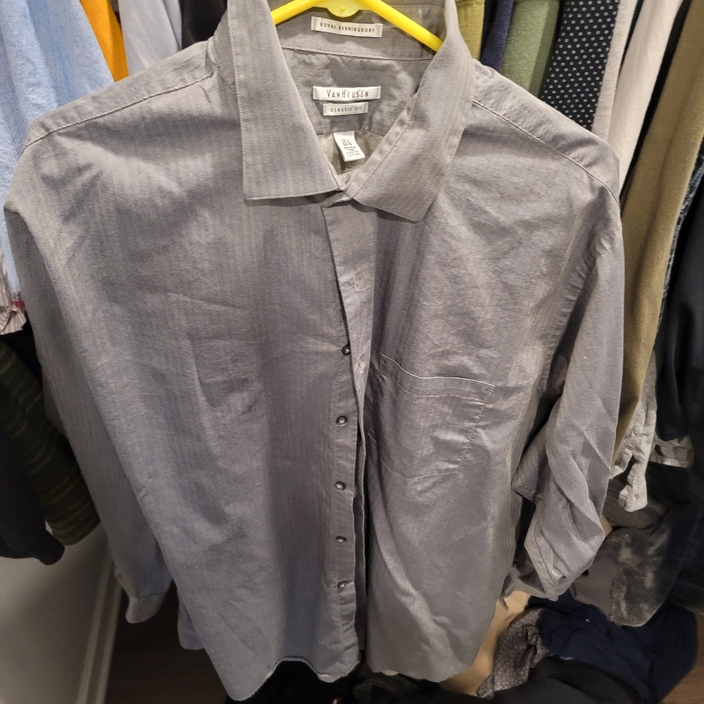 Van Heusen Dress Shirt 18 1/2 34/35